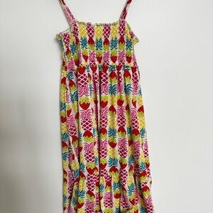 3 for $10 🌸 Yellow and Pink Smocked Sundress with Spaghetti Straps